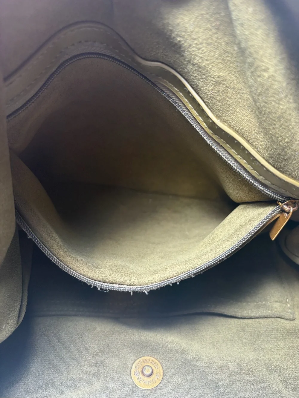 Steve Madden Olive Green Suede Hobo Shoulder Bag